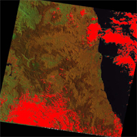 cloud removal on Landsat remove clouds